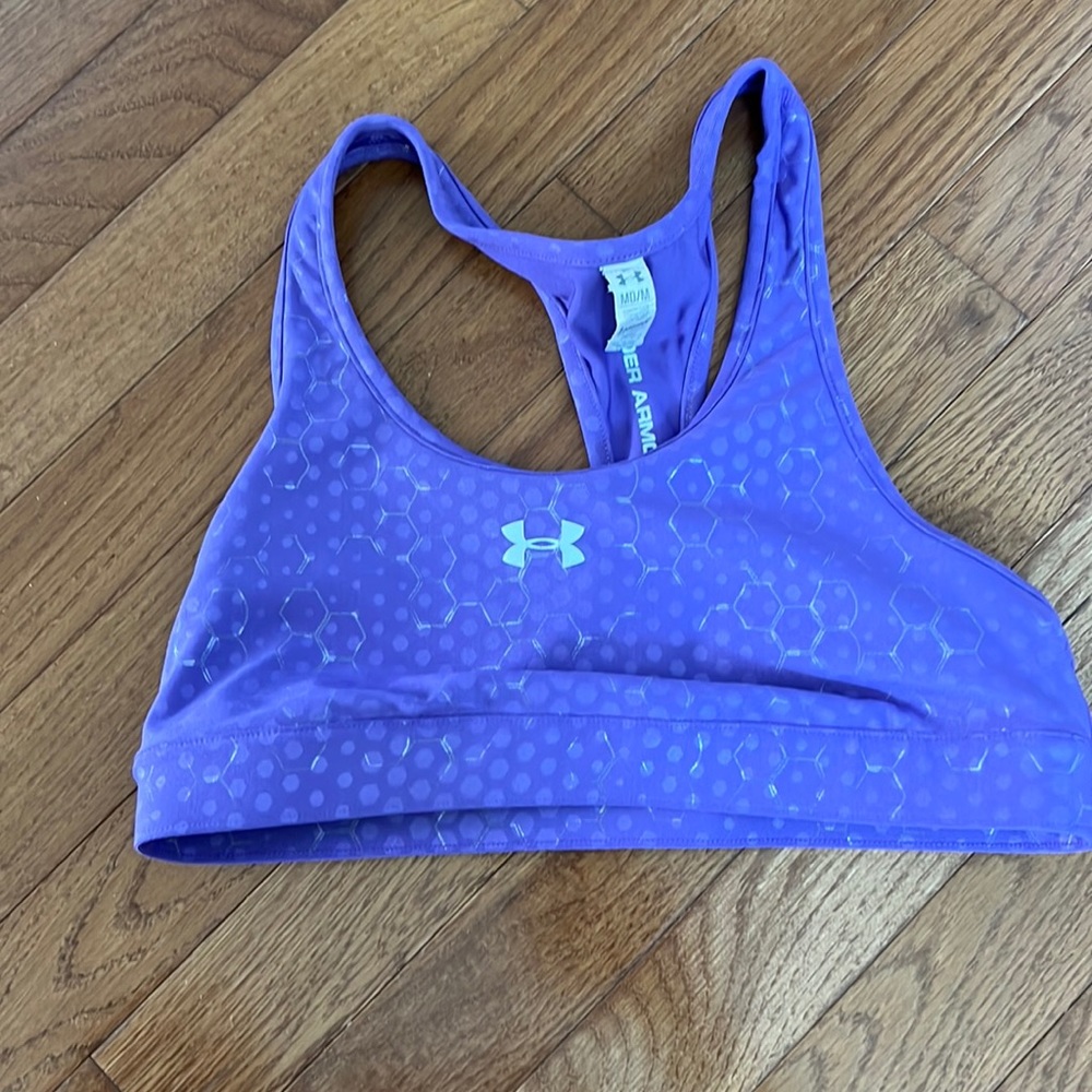 Womens Under Armour racer back sports bra size M